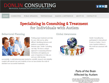 Tablet Screenshot of donlinconsulting.com